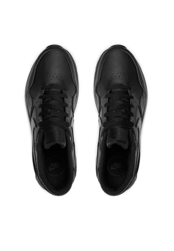 Nike AIR MAX SC LEA Sneakersy męskie. Okazja: na co dzień. Kolor: czarny. Materiał: syntetyk, guma, skóra. Szerokość cholewki: normalna. Model: Nike Air Max