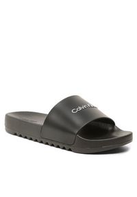 Calvin Klein Klapki Chuncky Pool Slide Rub HM0HM01063 Czarny. Kolor: czarny