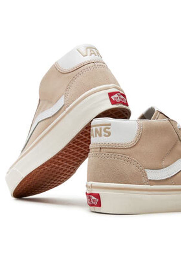 Vans Tenisówki Mid Skool 37 Brązowy. Kolor: brązowy. Materiał: zamsz, skóra
