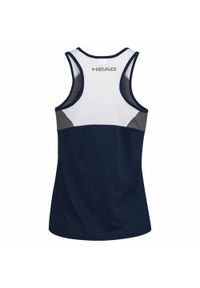 Head - Koszulka bez rękawów damska CLUB 22 Tank Top. Kolor: niebieski. Materiał: poliester. Długość rękawa: bez rękawów. Sport: tenis #2