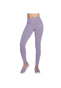 skechers - Spodnie treningowe damskie Skechers GO Walk High. Kolor: fioletowy. Materiał: nylon. Sport: fitness #1
