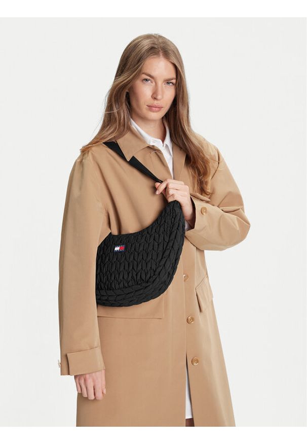 Tommy Jeans Torebka Tjw Urban Quilted AW0AW17546 Czarny. Kolor: czarny