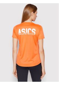Asics Koszulka techniczna Katakana 2012A827 Pomarańczowy Regular Fit. Kolor: pomarańczowy. Materiał: syntetyk