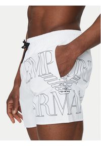 Emporio Armani Underwear Szorty kąpielowe EM000583 AF12326 U0002 Biały Regular Fit. Kolor: biały. Materiał: syntetyk