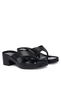 Calvin Klein Japonki Block Heel Sndl Thong Lth HW0HW02913 Czarny. Kolor: czarny. Materiał: skóra #6