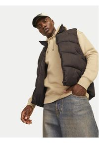 Jack & Jones - Jack&Jones Bezrękawnik Moon 12256860 Czarny Regular Fit. Kolor: czarny. Materiał: syntetyk. Długość rękawa: bez rękawów #6