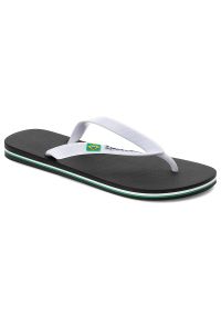 Czarne Japonki Ipanema Modne Obuwie Męskie. Okazja: na spacer, na plażę. Kolor: biały. Materiał: materiał, syntetyk. Sezon: lato. Styl: elegancki, klasyczny #1