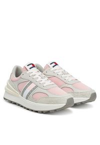 Tommy Jeans Sneakersy Tjw Tech Runner EN0EN02743 Różowy. Kolor: różowy. Materiał: skóra, zamsz #4