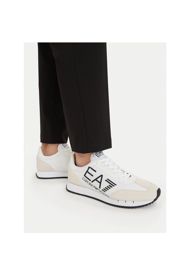 Sneakersy EA7 Emporio Armani. Kolor: biały