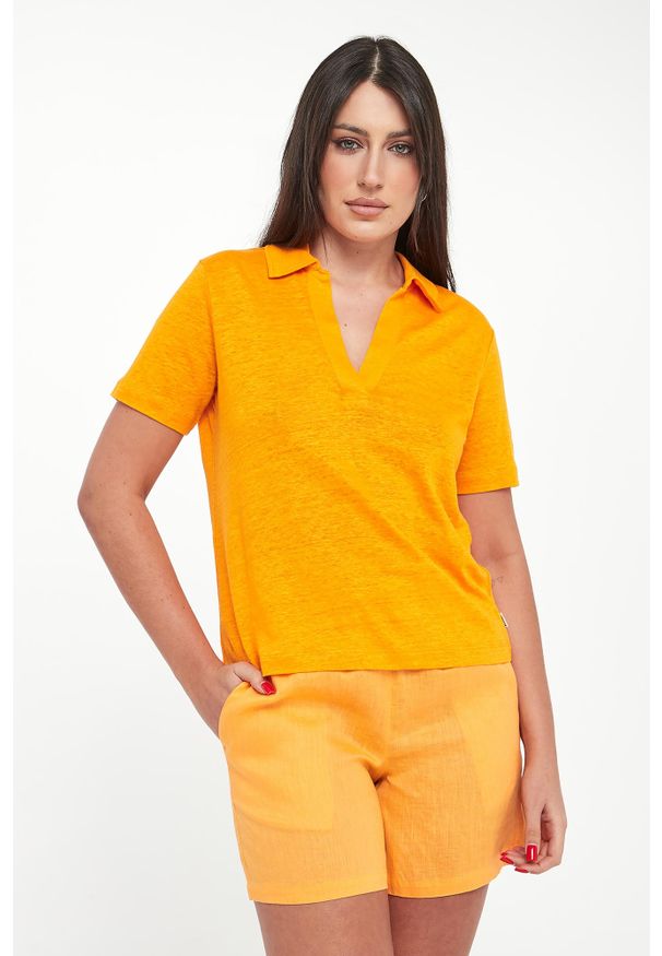 Ecoalf - Polo damskie Troms ECOALF. Typ kołnierza: polo