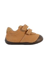 Tenisówki Geox Model B Tutim Kolor Brązowy. Kolor: wielokolorowy, beżowy, brązowy. Materiał: skóra