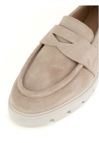 Badura Mokasyny AMANTEA-28180LM Beżowy. Kolor: beżowy. Materiał: skóra, zamsz #3