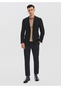 Pako Lorente - PAKO LORENTE - Czarna marynarka z dzianiny. Kolor: czarny. Materiał: dzianina. Sezon: jesień #9