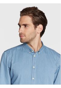 Casual Friday Koszula jeansowa Anton 20504136 Błękitny Regular Fit. Okazja: na co dzień. Kolor: niebieski. Materiał: bawełna. Styl: casual #5