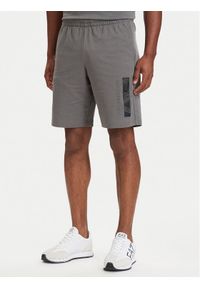 EA7 Emporio Armani Szorty sportowe 7M002421 AF13512 M8011 Szary Slim Fit. Kolor: szary. Materiał: bawełna. Styl: sportowy #1