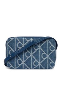 Calvin Klein Torebka Emblem Aop Denim Camera Bag LV04F3430G Niebieski. Kolor: niebieski #2