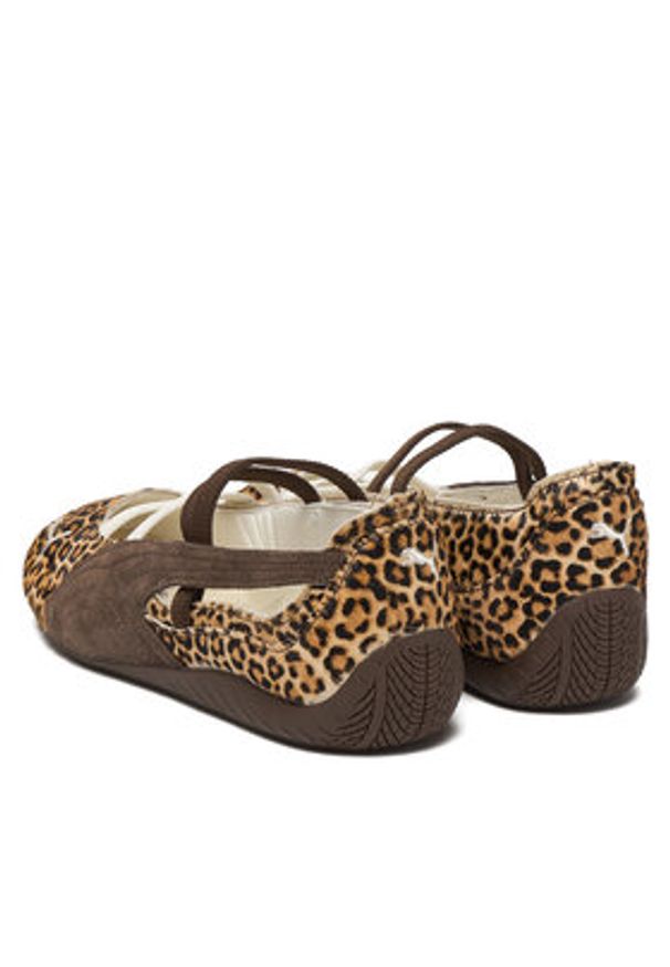 Puma Baleriny Speedcat Ballet Wild 406689 01 Brązowy. Kolor: brązowy. Materiał: zamsz, skóra