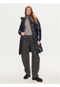 Woolrich Płaszcz zimowy Aliquippa Long CFWWOU0926FRUT3085 Granatowy Regular Fit. Kolor: niebieski. Materiał: syntetyk. Sezon: zima #5