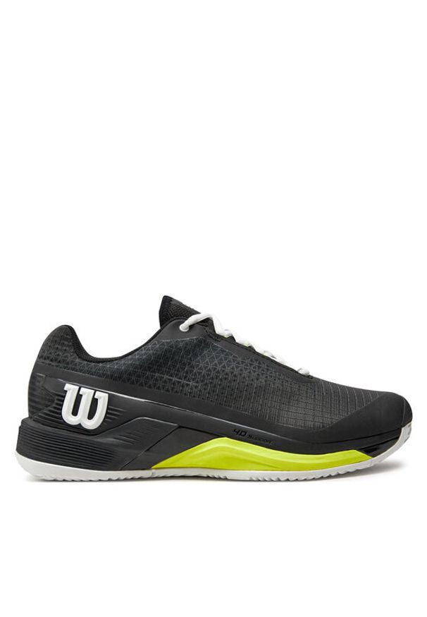 Wilson Buty do tenisa Rush Pro 4.0 Clay WRS332120 Czarny. Kolor: czarny. Materiał: materiał. Sport: tenis