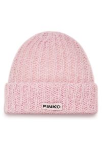 Pinko - PINKO Czapka 105989 A2Z2 Różowy. Kolor: różowy. Materiał: poliester, materiał