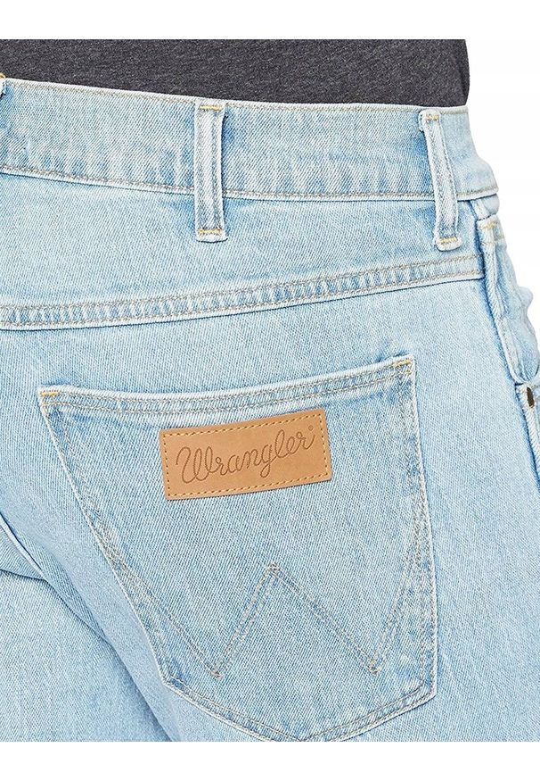 Wrangler - WRANGLER GREENSBORO MĘSKIE SPODNIE JEANSOWE JEANSY MORNING LIGHT W15QBG76N 112126861