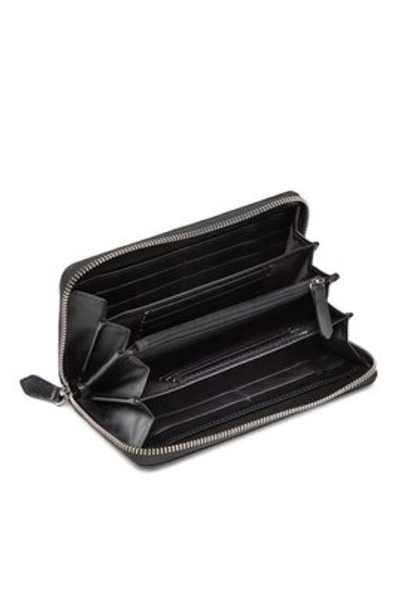 VALENTINO - Valentino Duży Portfel Damski Divina VPS1R4155G Czarny. Kolor: czarny. Materiał: skóra