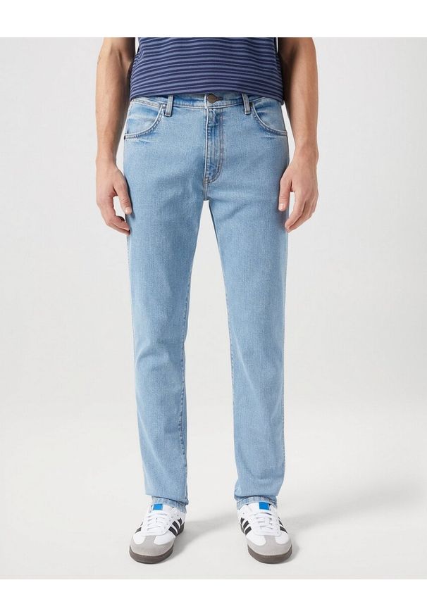 Wrangler - WRANGLER LARSTON MĘSKIE SPODNIE JEANSOWE JEANSY DŻINSY GOOD VIBES 112350666 W18S016839