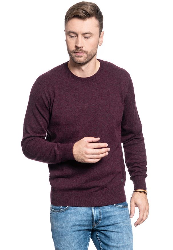 Mustang - MUSTANG Plain Cosy Jumper ZINFANDEL MELANGE 1006549 7230