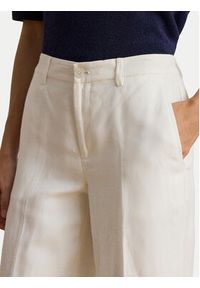 Lauren Ralph Lauren - LAUREN RALPH LAUREN Spodnie materiałowe 200P08107001 Biały Wide Leg. Kolor: biały. Materiał: wiskoza #5