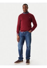 GANT - Gant Sweter 8030561 Czerwony Regular Fit. Kolor: czerwony. Materiał: bawełna #2