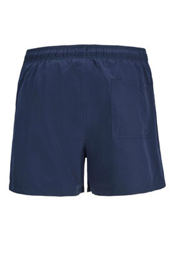 Jack & Jones Szorty kąpielowe Maui Splash 12291491 Granatowy Regular Fit. Kolor: niebieski. Materiał: syntetyk