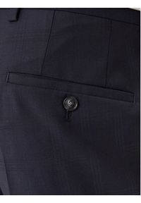 BOSS Garnitur H-Huge 50557259 Granatowy Slim Fit. Kolor: niebieski. Materiał: wełna #7