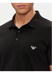 Emporio Armani Underwear Polo 211804 4R482 00020 Czarny Regular Fit. Typ kołnierza: polo. Kolor: czarny. Materiał: bawełna