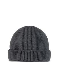 Buff - Czapka z wełny merino dokerka Ervin. Kolor: szary. Materiał: wełna. Styl: sportowy