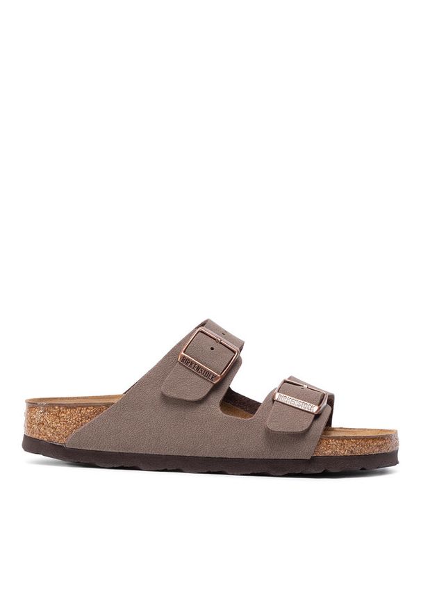 Klapki Birkenstock. Kolor: brązowy