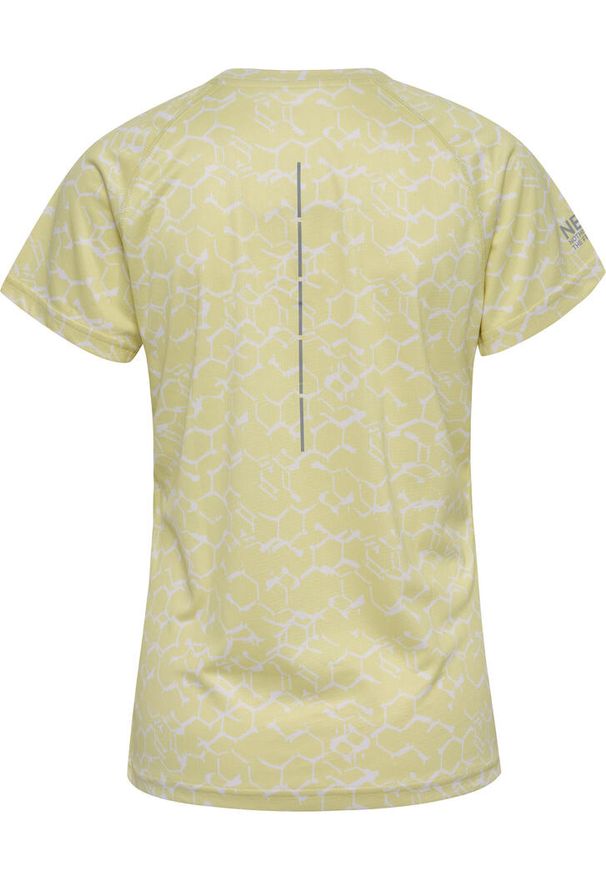 NewLine - Koszulka damska Newline Dopa Graphic. Kolor: wielokolorowy, szary, zielony. Materiał: tkanina. Sport: bieganie, piłka nożna