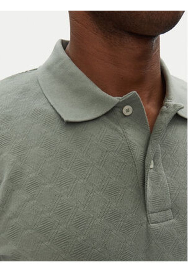 Selected Homme Polo Paul 16096767 Zielony Regular Fit. Typ kołnierza: polo. Kolor: zielony. Materiał: bawełna