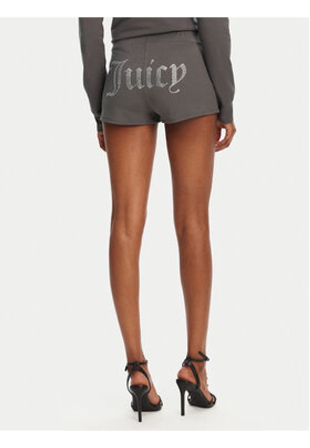 Juicy Couture Szorty sportowe JCWHS125312 Szary Loose Fit. Kolor: szary. Materiał: bawełna