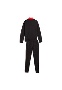 Puma - Dres Dziecięcy / Dziecięcy. Okazja: na uczelnię. Kolor: czerwony, wielokolorowy, czarny. Materiał: dresówka