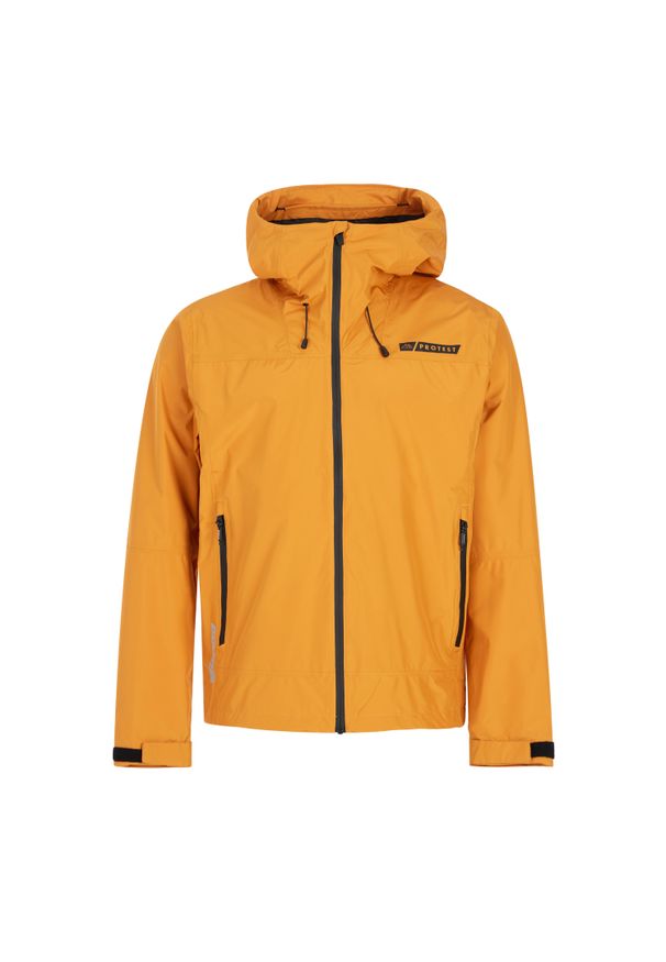 Kurtka wodoodporna z kapturem Protest Seary. Typ kołnierza: kaptur. Kolor: żółty
