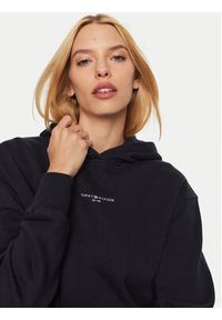 TOMMY HILFIGER - Tommy Hilfiger Bluza WW0WW42896 Granatowy Regular Fit. Kolor: niebieski. Materiał: bawełna #4