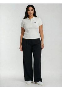 Big-Star - Spodnie damskie wide z dodatkiem wiskozy czarne Alisa 906. Okazja: do pracy. Stan: podwyższony. Kolor: czarny. Materiał: wiskoza. Styl: elegancki, klasyczny #2