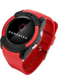 Smartwatch Roneberg R08 Czerwony. Rodzaj zegarka: smartwatch. Kolor: czerwony #1