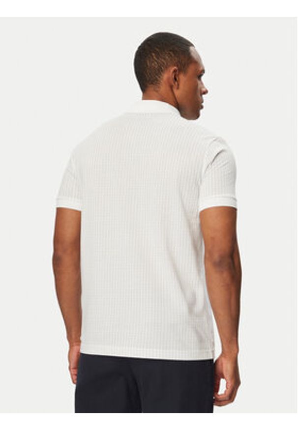 BOSS Polo Birdie 3 50559355 Biały Regular Fit. Typ kołnierza: polo. Kolor: biały. Materiał: bawełna