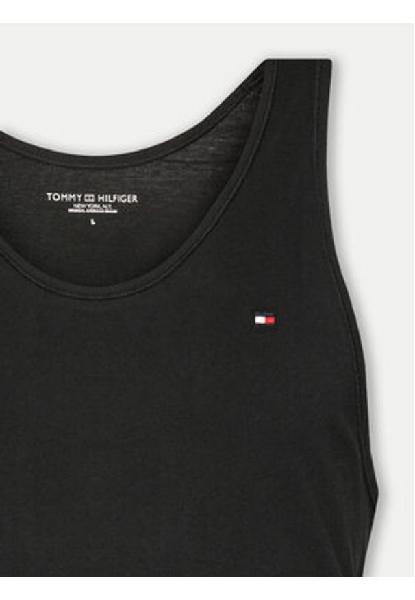 TOMMY HILFIGER - Tommy Hilfiger Komplet 3 tank topów UM0UM03387 Czarny Regular Fit. Kolor: czarny. Materiał: bawełna