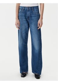 BOSS Jeansy Crossroad Super 50542511 Niebieski Wide Leg. Kolor: niebieski