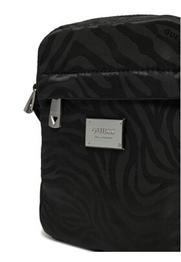 Guess Saszetka HMVEZJ P5193 Czarny. Kolor: czarny. Materiał: materiał