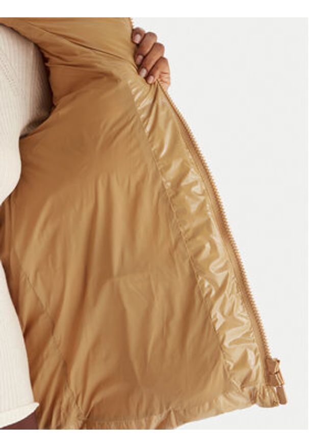 Pinko - PINKO Kurtka zimowa Eleodoro 101597 A2P7 Beżowy Regular Fit. Kolor: beżowy. Materiał: syntetyk. Sezon: zima