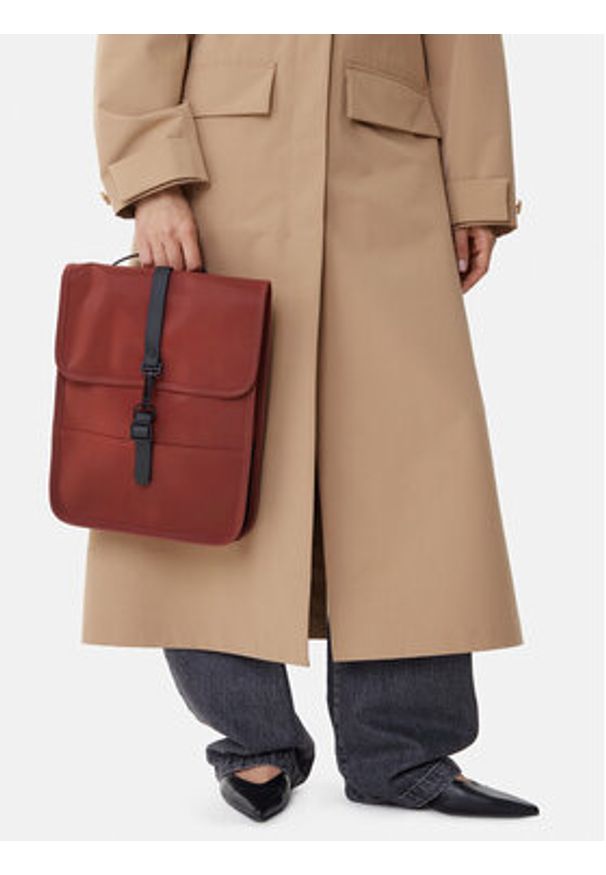 Rains Plecak Backpack Micro W3 13010 Koralowy. Kolor: pomarańczowy. Materiał: materiał