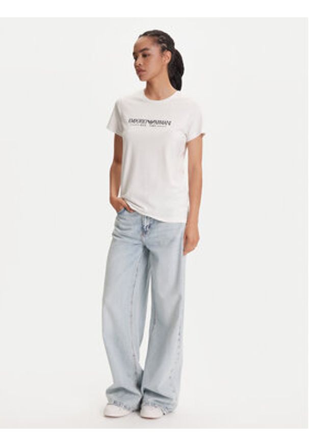 Emporio Armani Underwear T-Shirt EW000408 AF10881 U1131 Biały Regular Fit. Kolor: biały. Materiał: bawełna